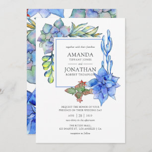 Invitation Mariage Succulent