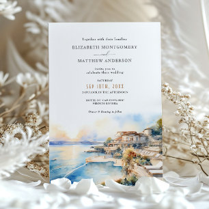 Invitation Mariage sur la Côte d'Azur CAP-EDEN-ROC