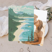 Mariage sur la côte ouest aquarelle
