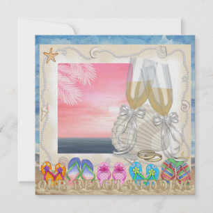 Invitation Mariage sur la plage - SRF