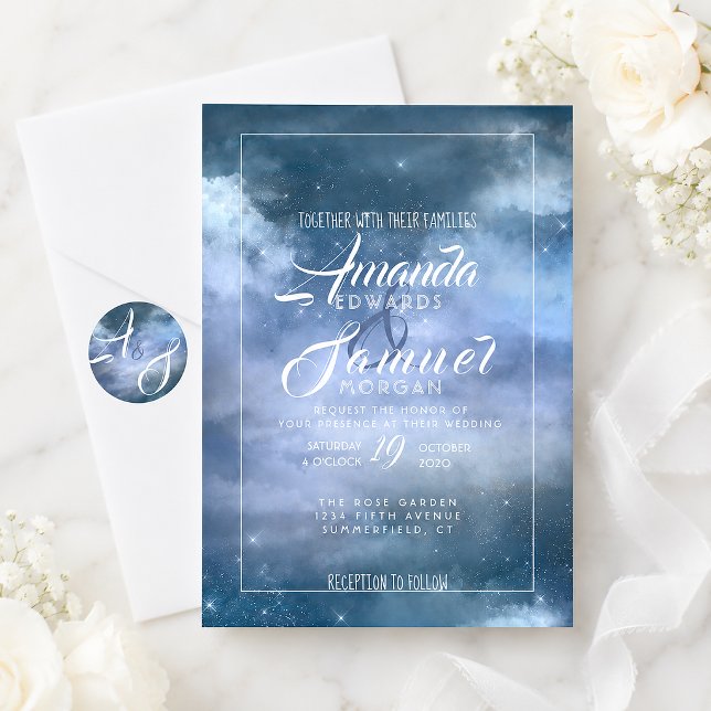 Invitation Mariage sur un nuage (Créateur téléchargé)