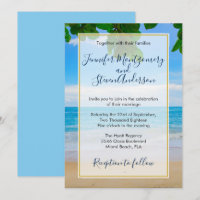 Mariage sur une île de vacances de plage tropicale