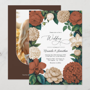 Invitation Mariage Terre Cuite, Sable Chaud et Lait d'Avoine