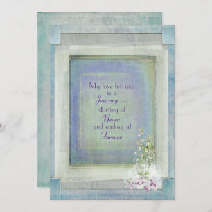 Invitation Mariage texture vintage