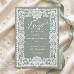 Invitation Mariage Thème Broderie Anglaise
