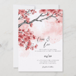 Invitation Mariage Thème Coréen