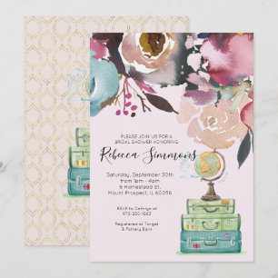 Invitation Mariage Thème Voyage