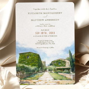 Invitation Mariage toscan Borgo Di Bastia Creti