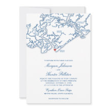 Mariage tout-en-un Edisto Beach avec QR RSVP