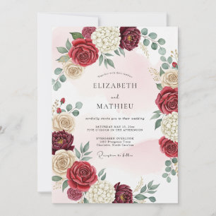 Invitation Mariage Traditionnel Bourguignon Poli