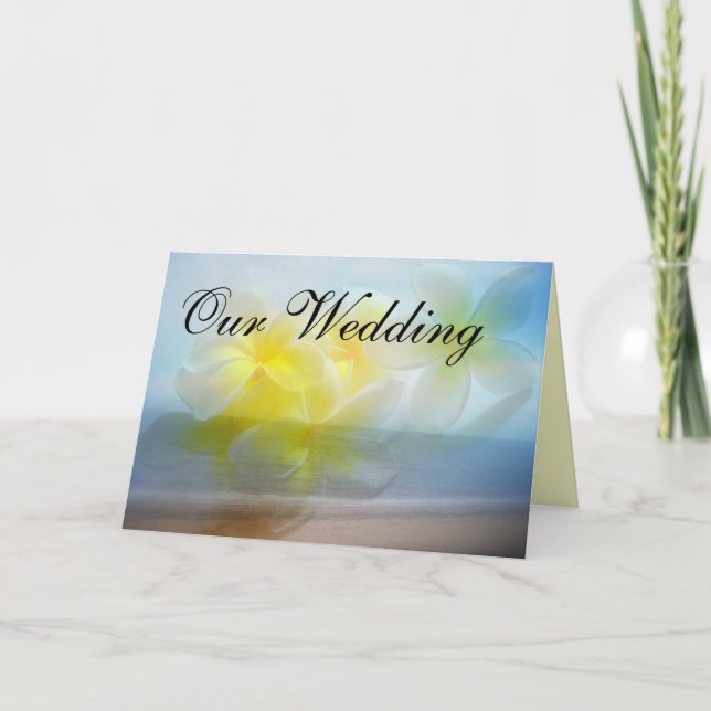 Invitation Mariage Tropical Haven (Devant)