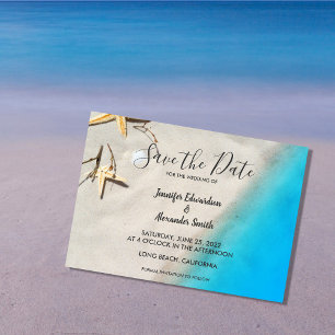 Invitation Mariage tropical sur la plage de l'océan Enregistr