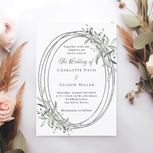 Invitation Mariage verdoyant