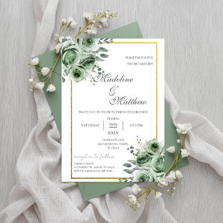 Invitation Mariage verdure