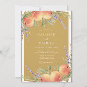 Invitation Mariage Verger Ocre Vivid