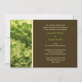 Invitation Mariage Vert Et Brown