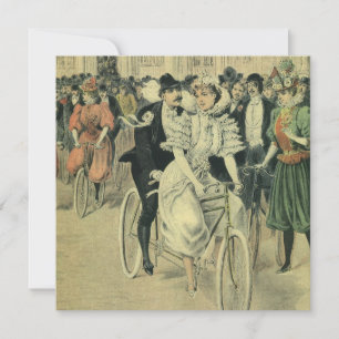 Invitation Mariage Victorien de la Mariée et du Marié, Date à