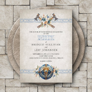 Invitation Mariage viking