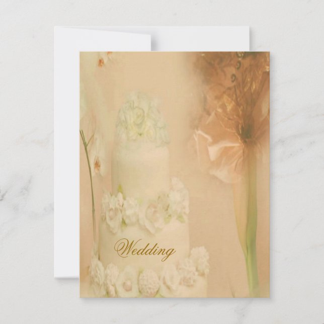 Invitation Mariage vintage (Devant)