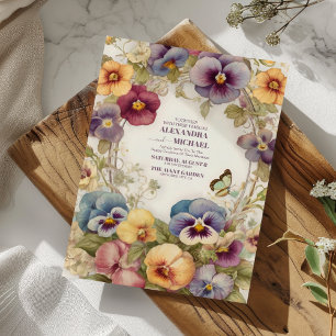 Invitation Mariage vintage Art Nouveau par Mucha