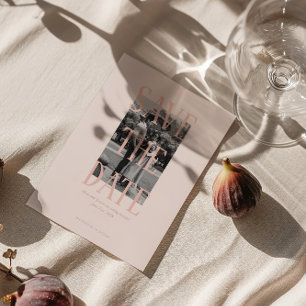 Invitation Mariage vintage-chic Haute Romantique Enregistrer 