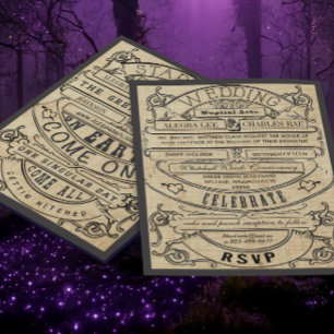 Invitation Mariage vintage de typographie de la Renaissance m