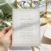 Mariage Vintage en Dentelle Verte Rayée 