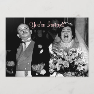 Invitation Mariage Vintage - Notre jour de bonheur !