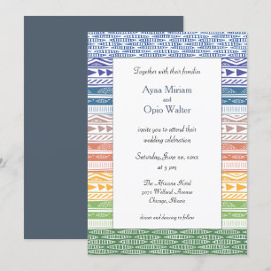 Invitation Mariage Viva Africa