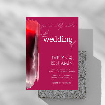 Mariage Viva Magenta moderne, minimaliste, simple