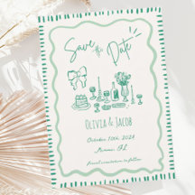 Mariage Wavy à la main de Whimsical tiré Bow