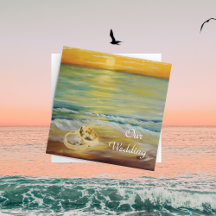 Mariages sur la plage au coucher du soleil