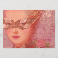 Marie Antoinette Mariage d'Hiver Mascarade 5 x 7
