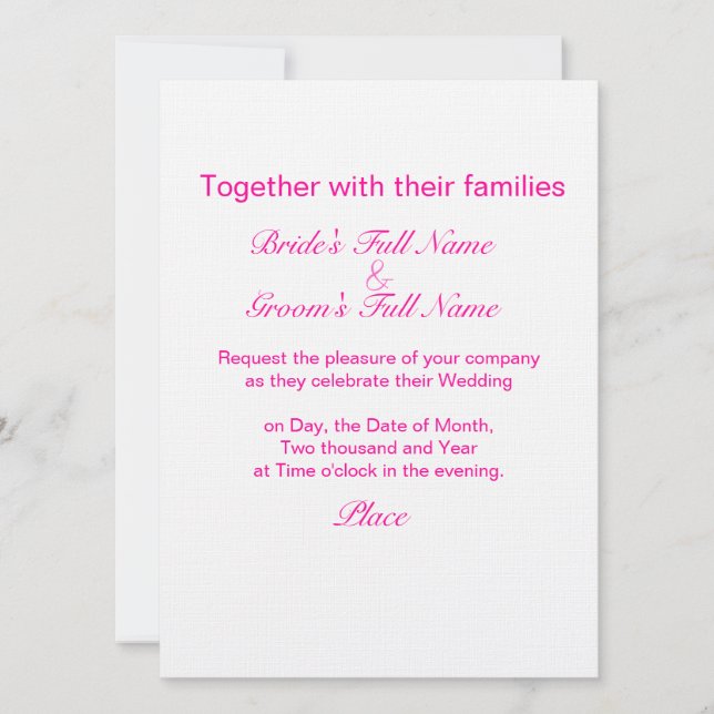 Invitation Marie Antoinette Qu'ils mangent du gâteau (Devant)