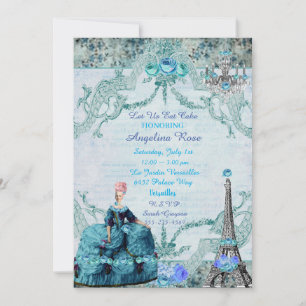 Invitation Marie Antoinette Reine de France