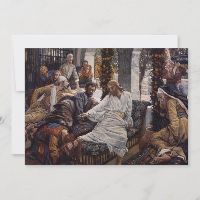 Invitation Marie lavant les pieds de Jésus (Devant)