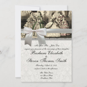 Invitation Mariée Antique Vintage Mariage