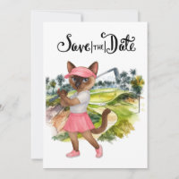 Mariée Chat Golfeuse Enterrement de Vie de Jeune F