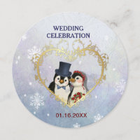Mariée de pingouin et Mariage de chambre - Cercle