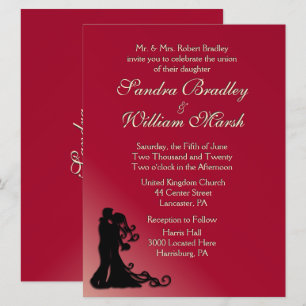 Invitation Mariée et fille Bourgogne