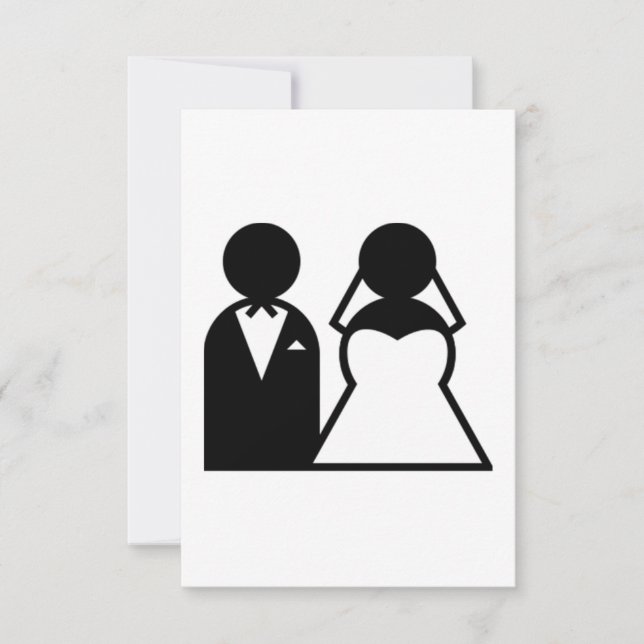 Invitation Mariée et Marié (Devant)