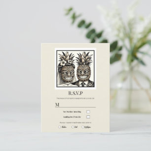 Invitation Mariée & Marié Réponse à la réception de mariage T
