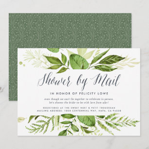 Invitation Mariée ou Baby shower de prairie sauvage par courr