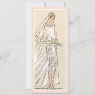 Invitation Mariée vintage