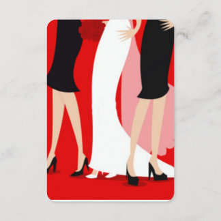 Invitation Mariées et demoiselles d'honneur