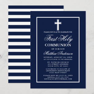 Invitation Marine Bleu Blancs Premières Communes saintes