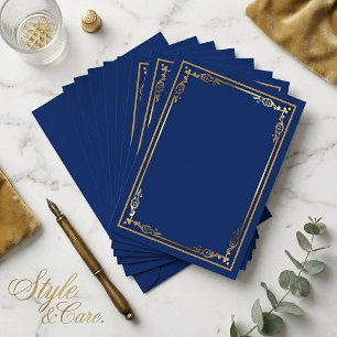 Invitation marine moderne vierge avec une bordure