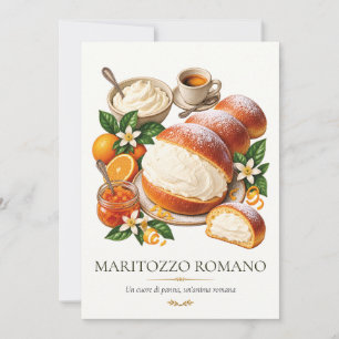 Invitation Maritozzo Romano – Vintage Italian Dessert