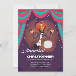 Invitation Marlin l'invitation du magicien