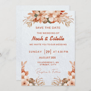 Invitation Marquer votre calendrier : Enregistrer la date